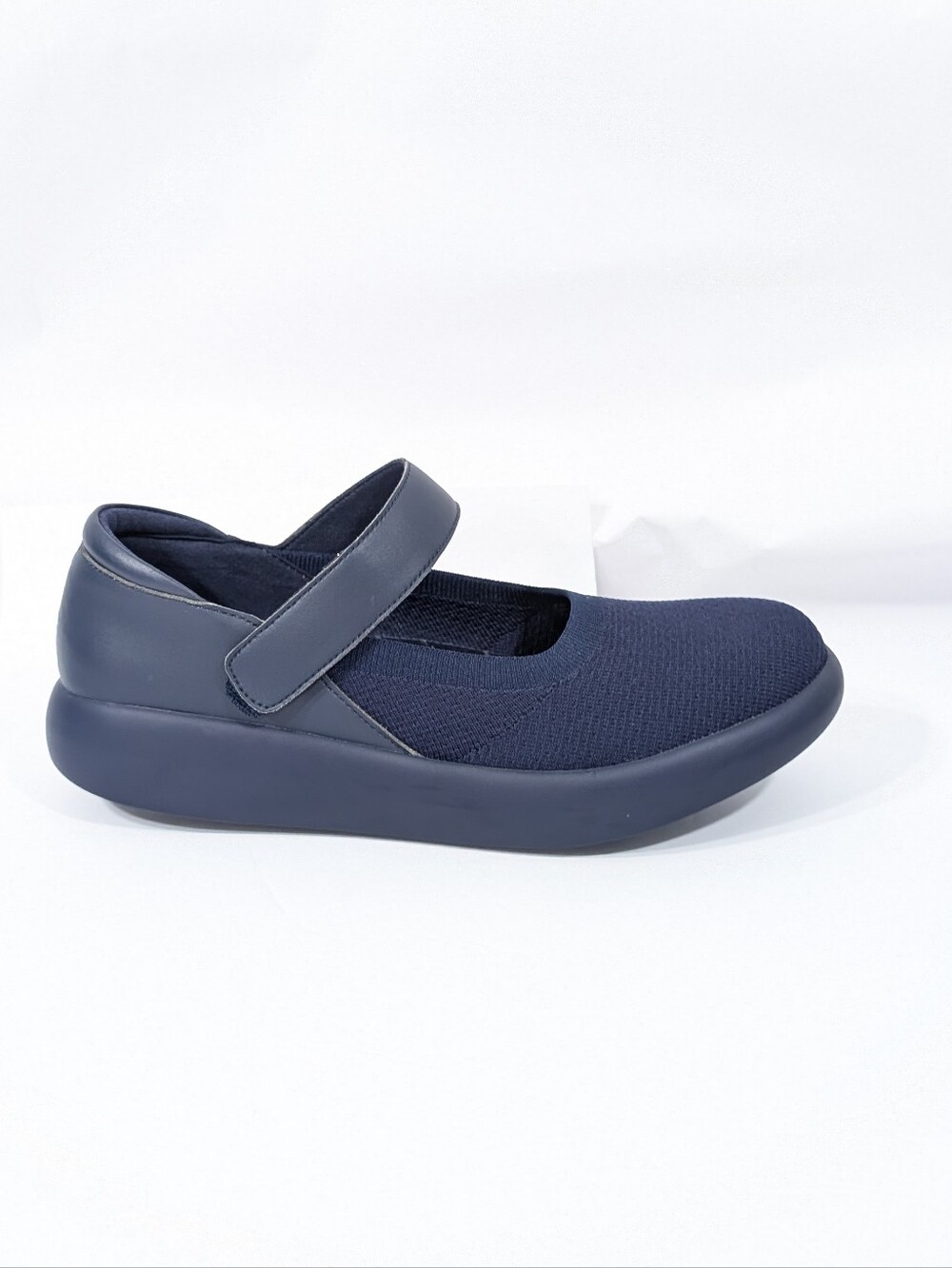 Alegria Olivia Mary Jane Shoes Eu 40 NEW Women Casual Flat Comfort Blue Knit